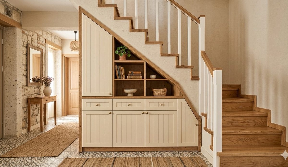 merdiven altı dekorasyonu