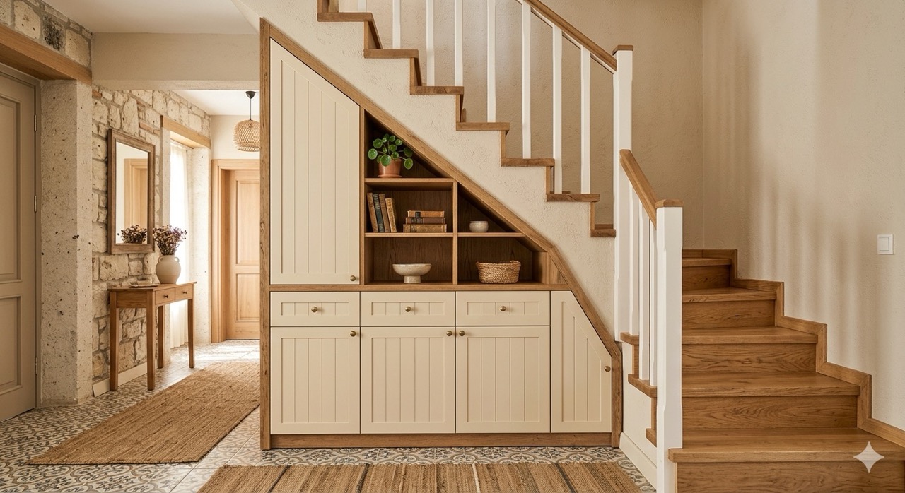 merdiven altı dekorasyonu